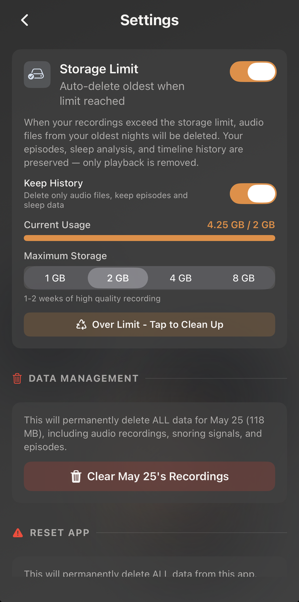 Full app screen